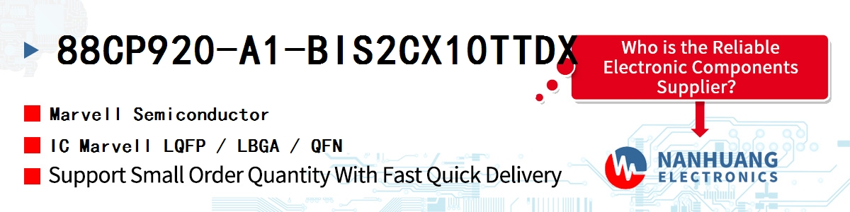 88CP920-A1-BIS2CX10TTDX Marvell IC Marvell LQFP / LBGA / QFN