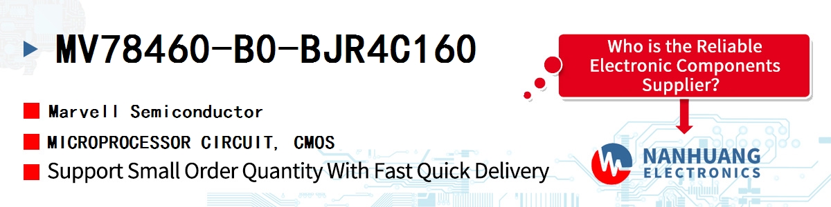 MV78460-B0-BJR4C160 Marvell MICROPROCESSOR CIRCUIT, CMOS